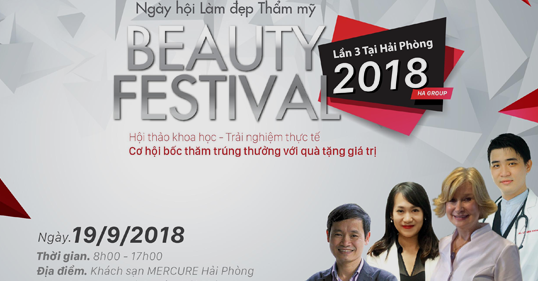 BEAUTY FESTIVAL 2018 LẦN 3 TẠI HẢI PHÒNG 1